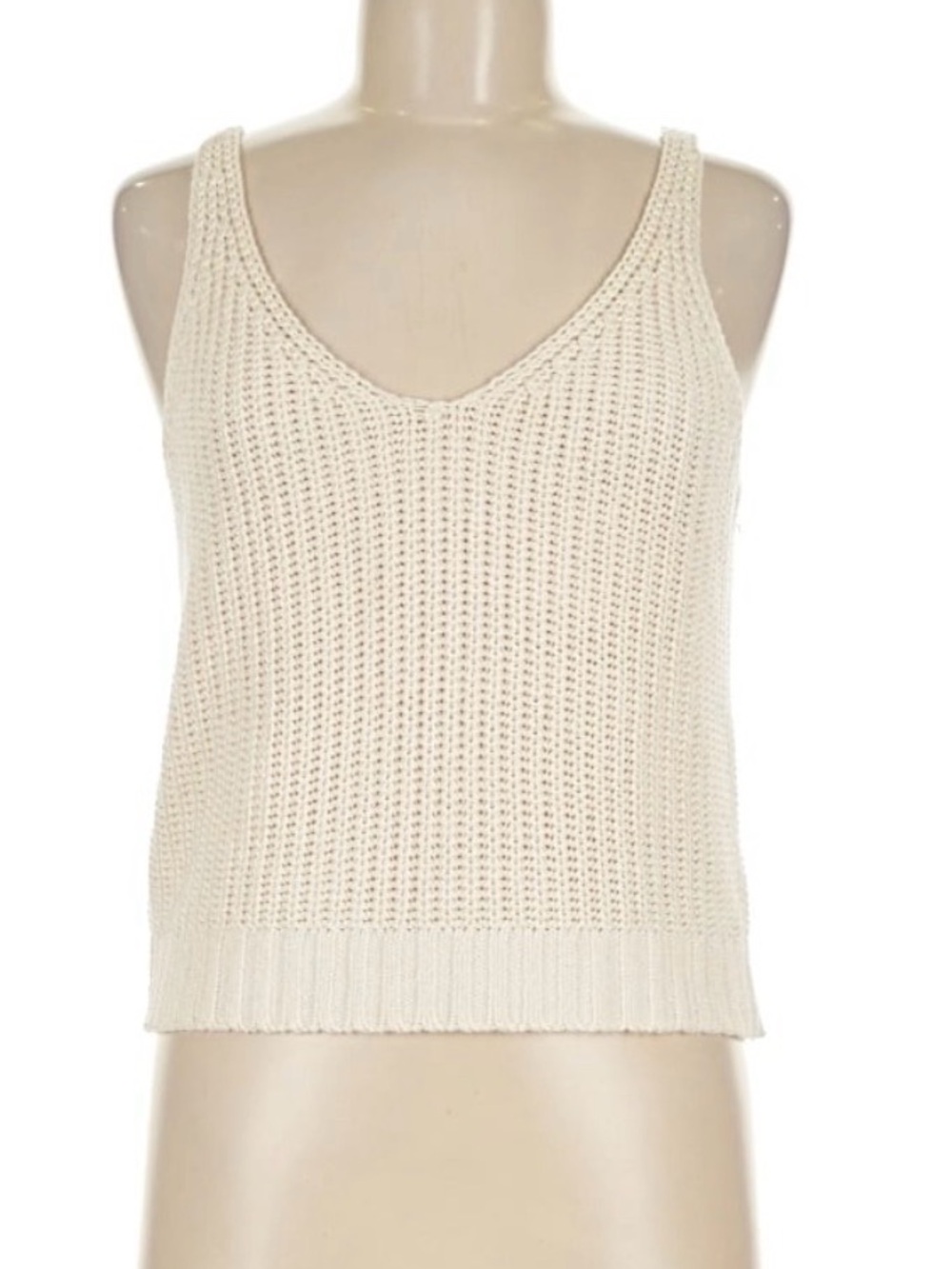 Gentle Fawn Cream Knit V-Neck Tank
